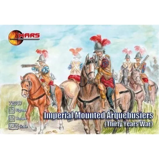 Imperial mounted arquebusiers, 1/72 - Mars Figures MS72037