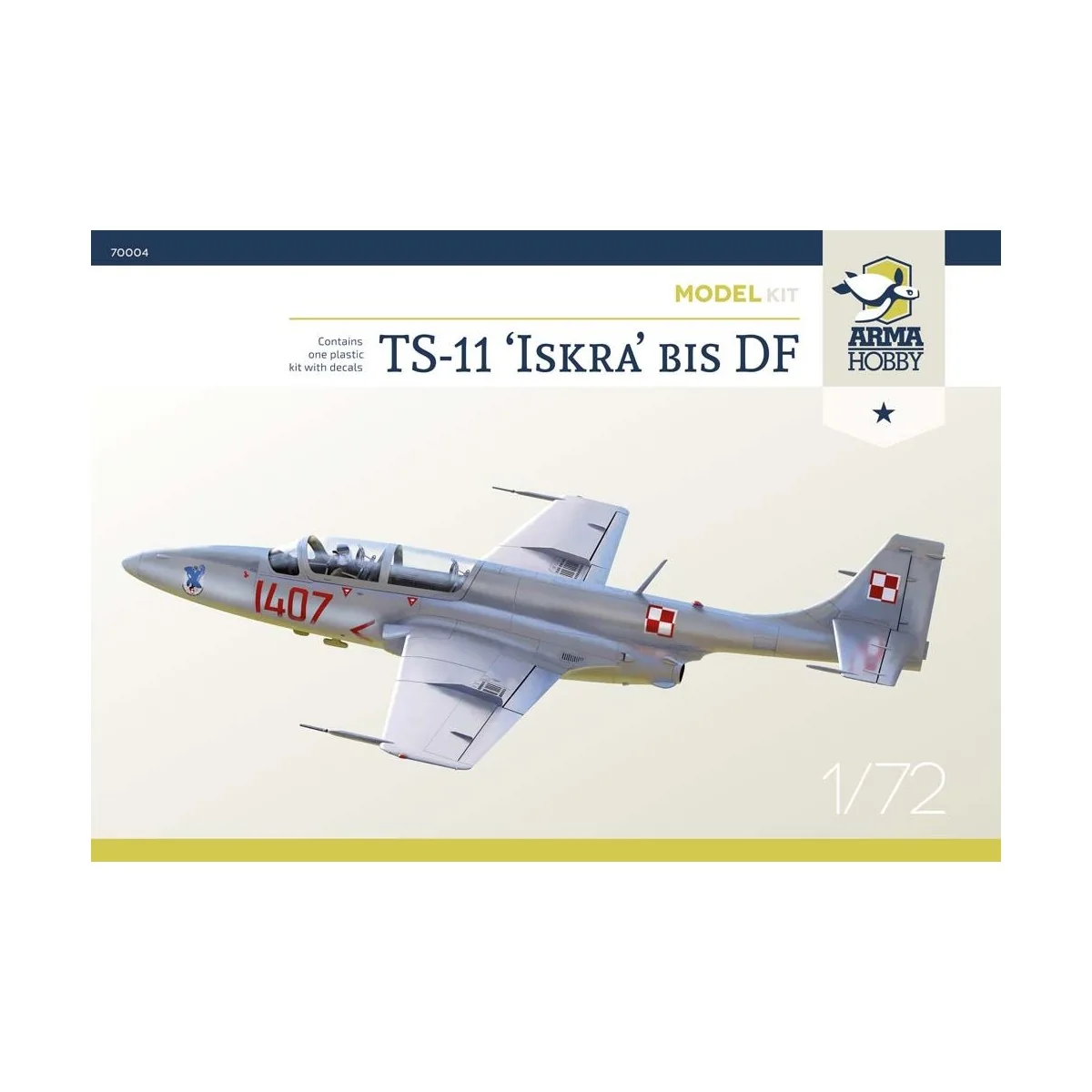 TS-11 Iskra Model Kit, 1/72 - Arma Hobby 70004