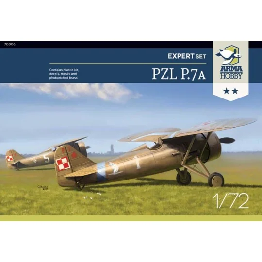 PZL P.7a Expert Set, 1/72 - Arma Hobby 70006