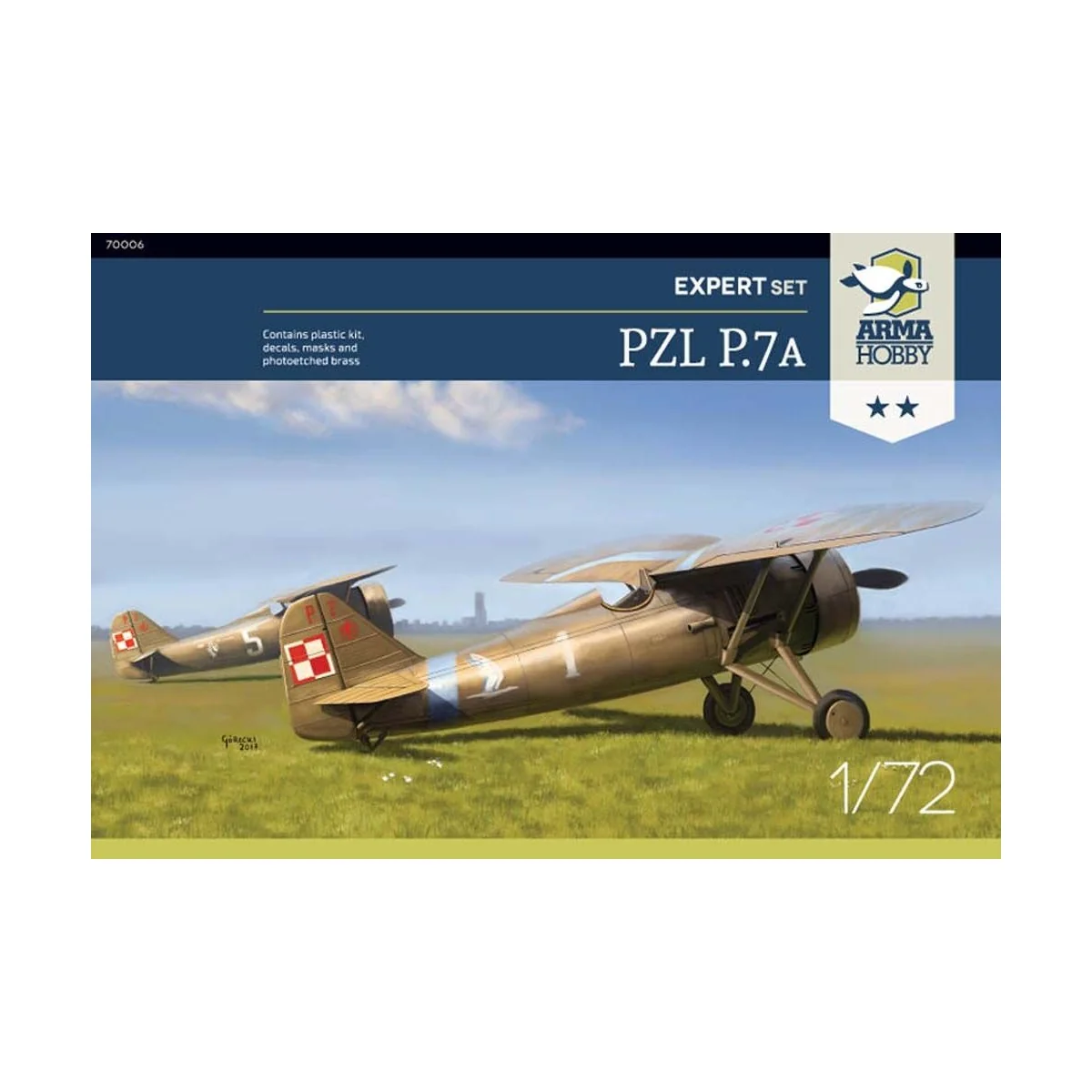 PZL P.7a Expert Set, 1/72 - Arma Hobby 70006