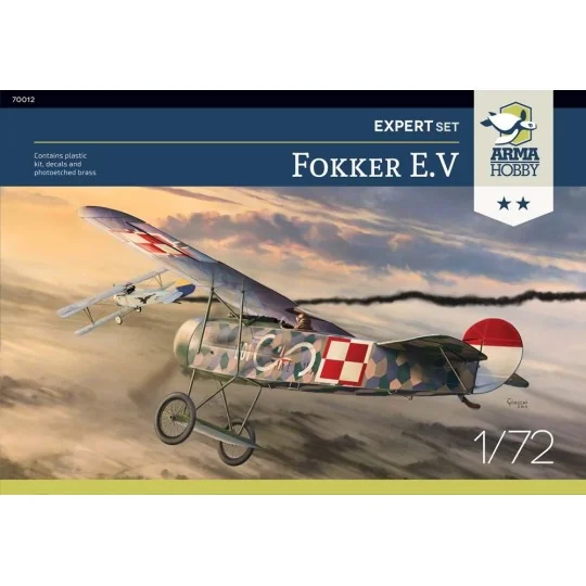 Fokker E.V Expert Set, 1/72 - Arma Hobby 70012 Fokker E.V Expert Set, 1/72 - Arma Hobby 70012
