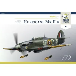 Hurricane Mk IIb Model Kit, 1/72 - Arma Hobby 70043