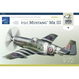 P-51 C Mustang™ Mk. III Model Kit, 1/72 - Arma Hobby 70039