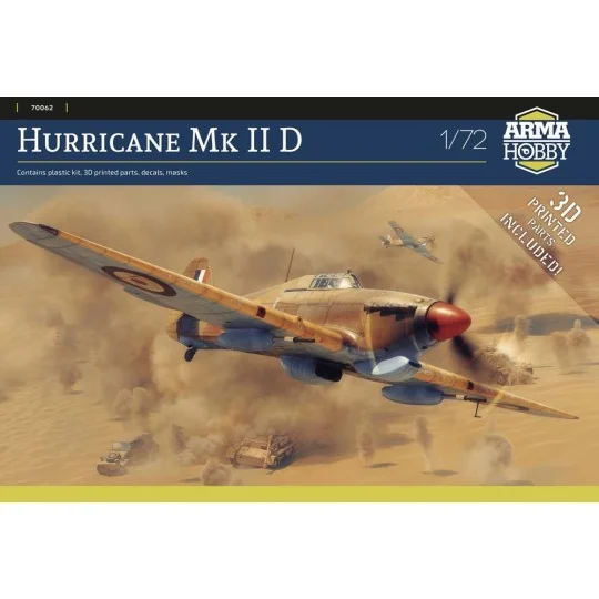 Hurricane Mk II D, 1/72 - Arma Hobby 70062 Hurricane Mk II D, 1/72 - Arma Hobby 70062