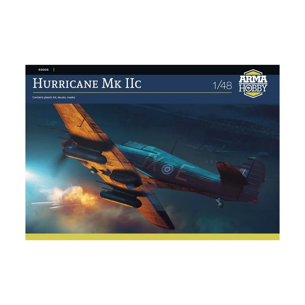Hurricane Mk IIc, 1/48 - Arma Hobby 40004