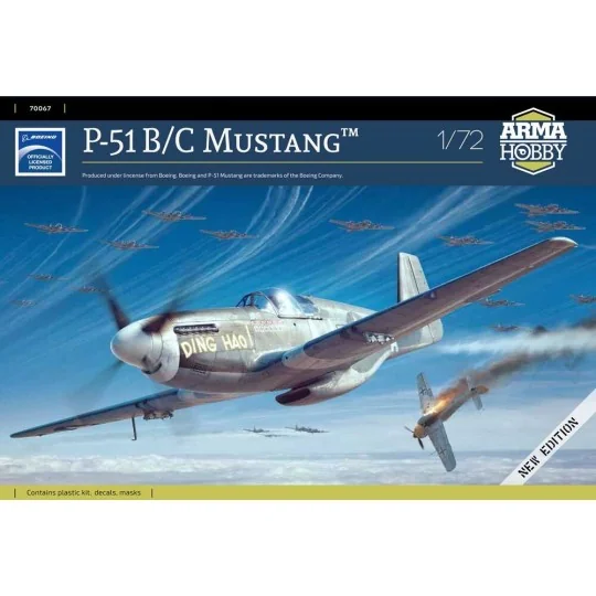 P-51 B/C Mustang™, 1/72 - Arma Hobby 70067 P-51 B/C Mustang™, 1/72 - Arma Hobby 70067