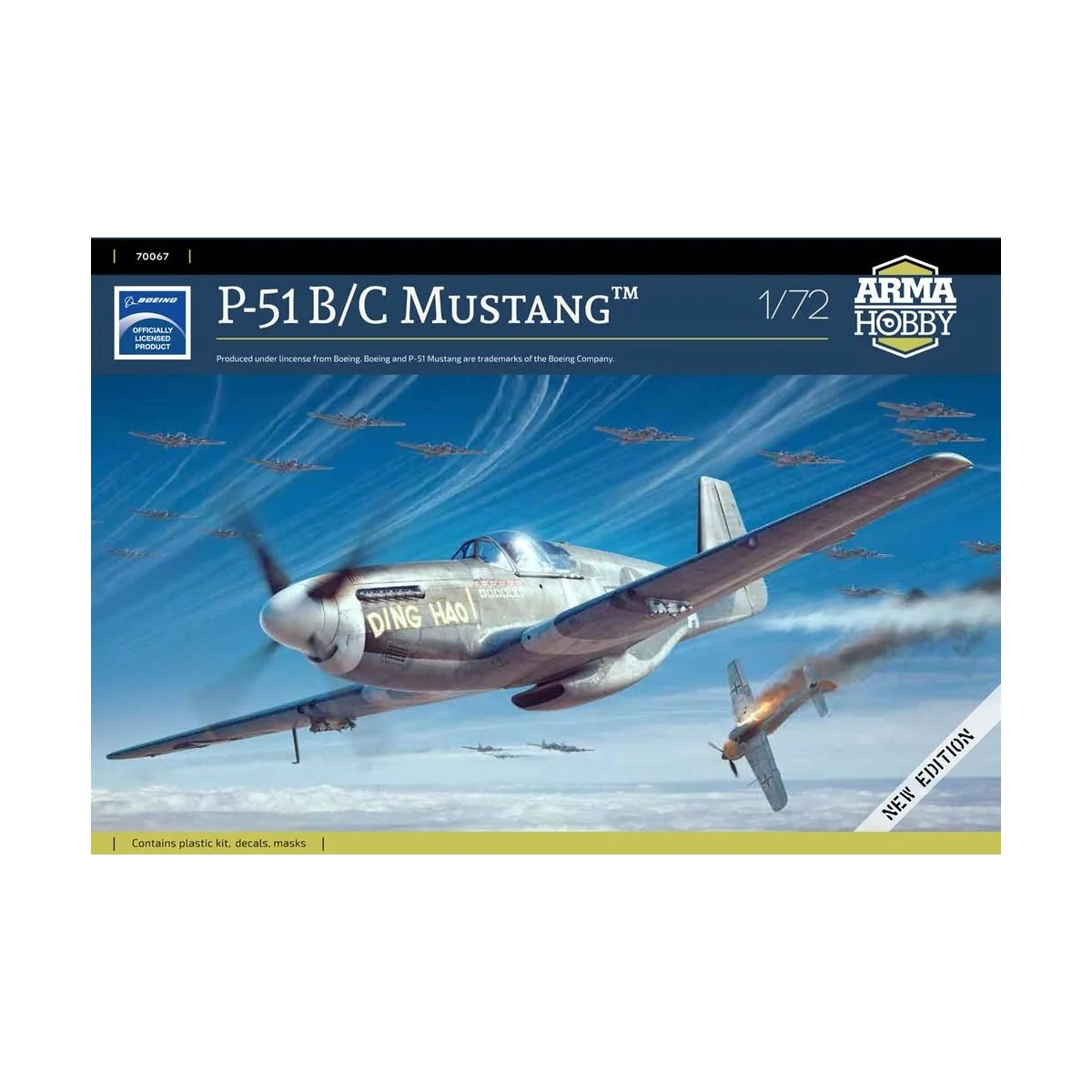 P-51 B/C Mustang™, 1/72 - Arma Hobby 70067 P-51 B/C Mustang™, 1/72 - Arma Hobby 70067