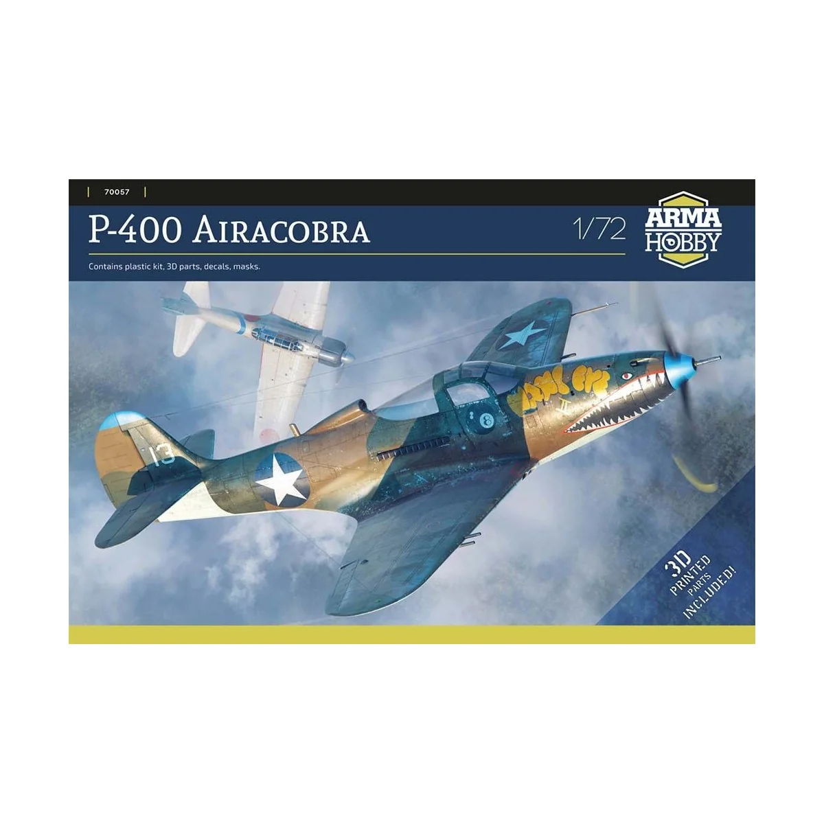 P-400 Airacobra, 1/72 - Arma Hobby 70057