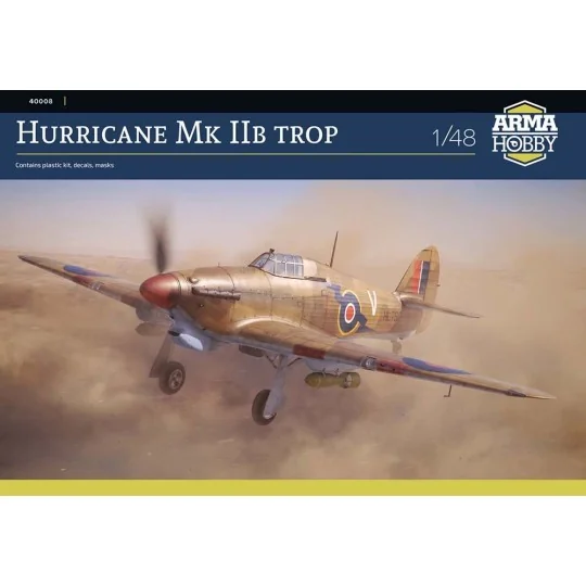 Hurricane Mk IIb trop, 1/48 - Arma Hobby 40008