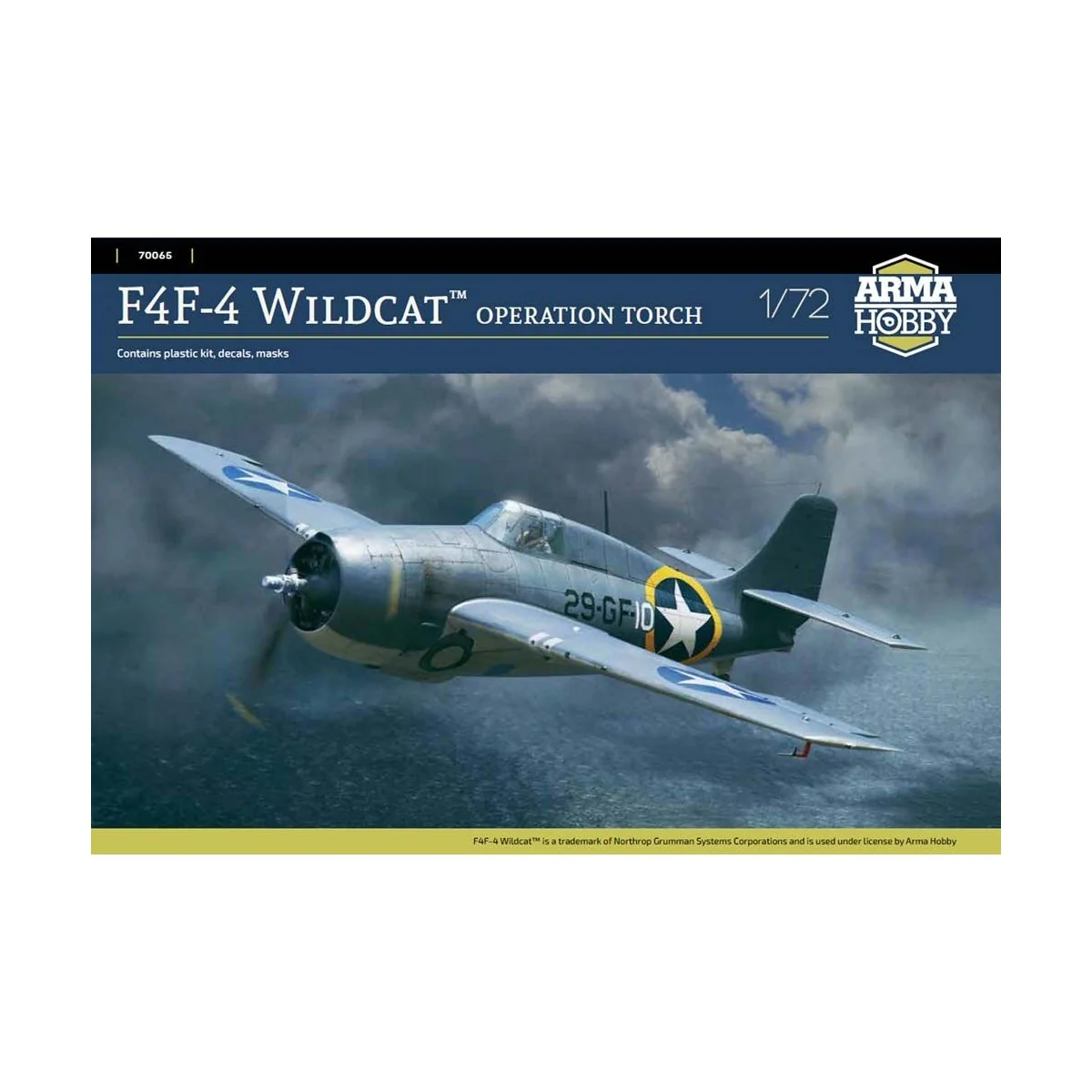 F4F-4 Wildcat® Operation Torch, 1/72 - Arma Hobby 70065 F4F-4 Wildcat® Operation Torch, 1/72 - Arma Hobby 70065