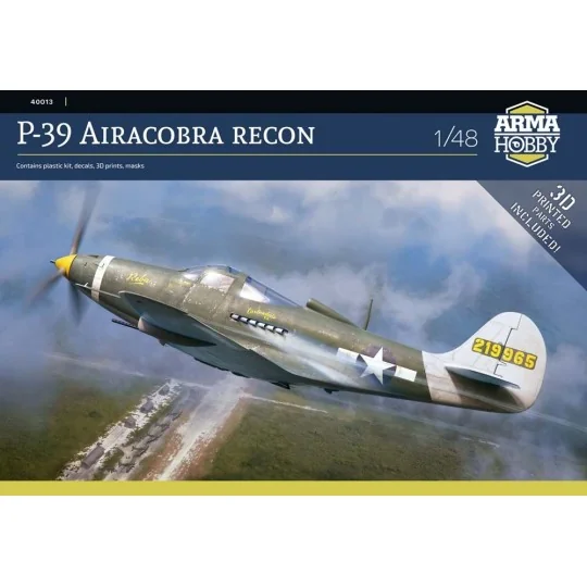 P-39 Airacobra RECON, 1/48 - Arma Hobby 40013 P-39 Airacobra RECON, 1/48 - Arma Hobby 40013