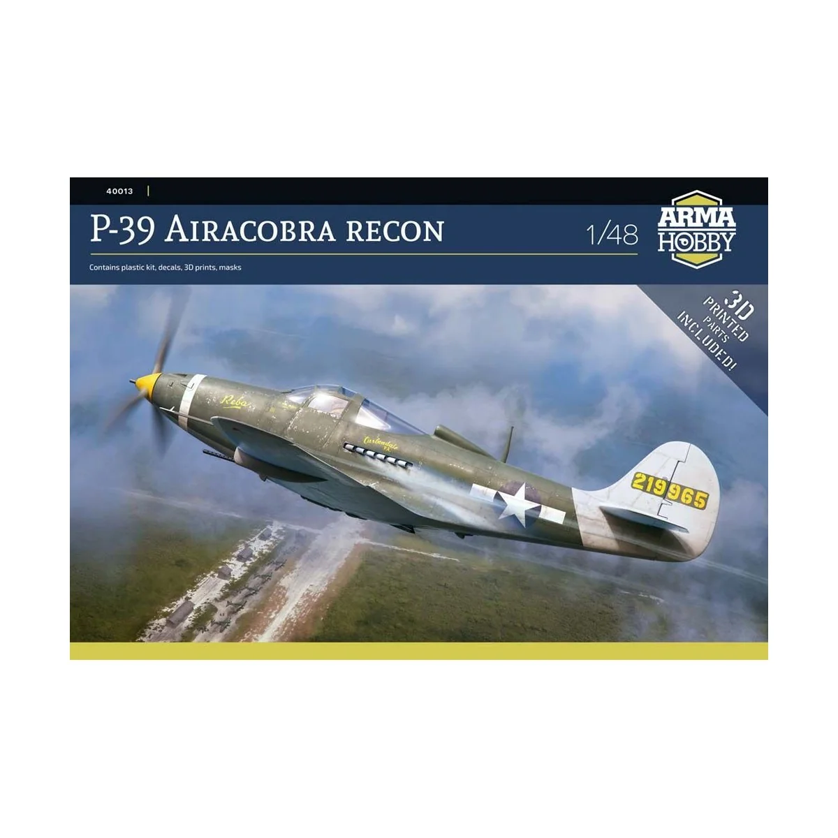 P-39 Airacobra RECON, 1/48 - Arma Hobby 40013 P-39 Airacobra RECON, 1/48 - Arma Hobby 40013