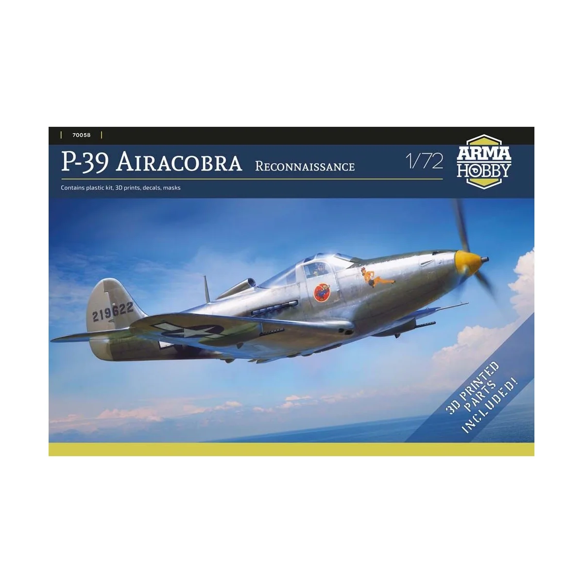 P-39 Airacobra Reconnaissance, 1/72 - Arma Hobby 70058