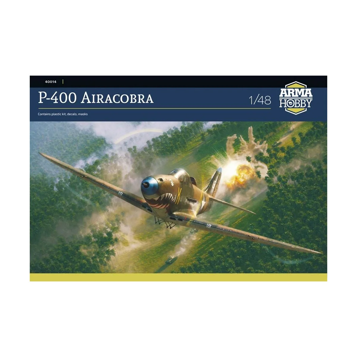 P-400 Airacobra, 1/48 - Arma Hobby 40014