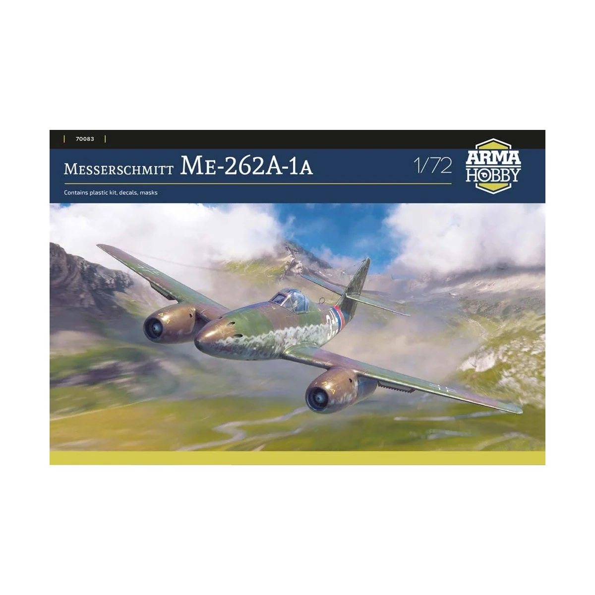 Messerschmitt Me-262 A-1a, 1/72 - Arma Hobby 70083