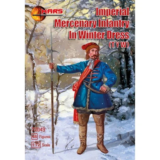 Imperial Mercenary infantry in winter, 1/72 - Mars Figures MS72049