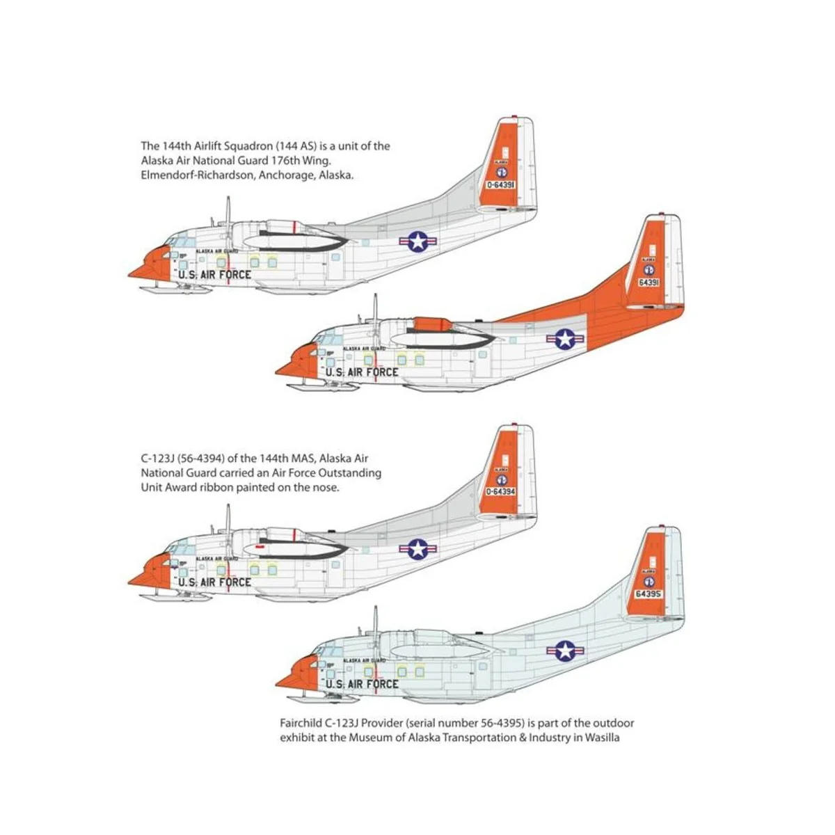 Fairchild C-123 Provider, 1/72 - Roden 065