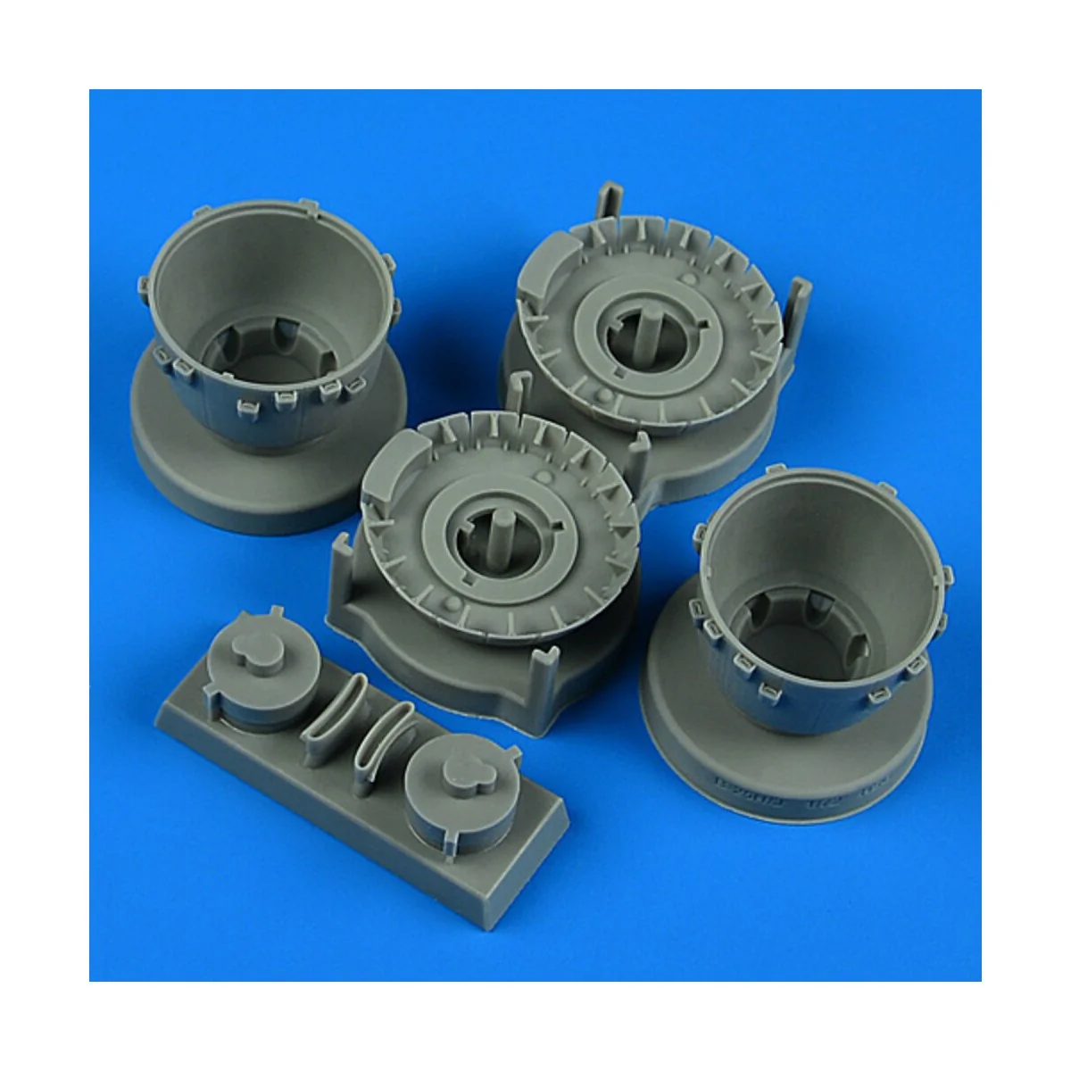 B-25H/J Mitchell cowlings and cooling flaps (opened) for Hasegawa, ...