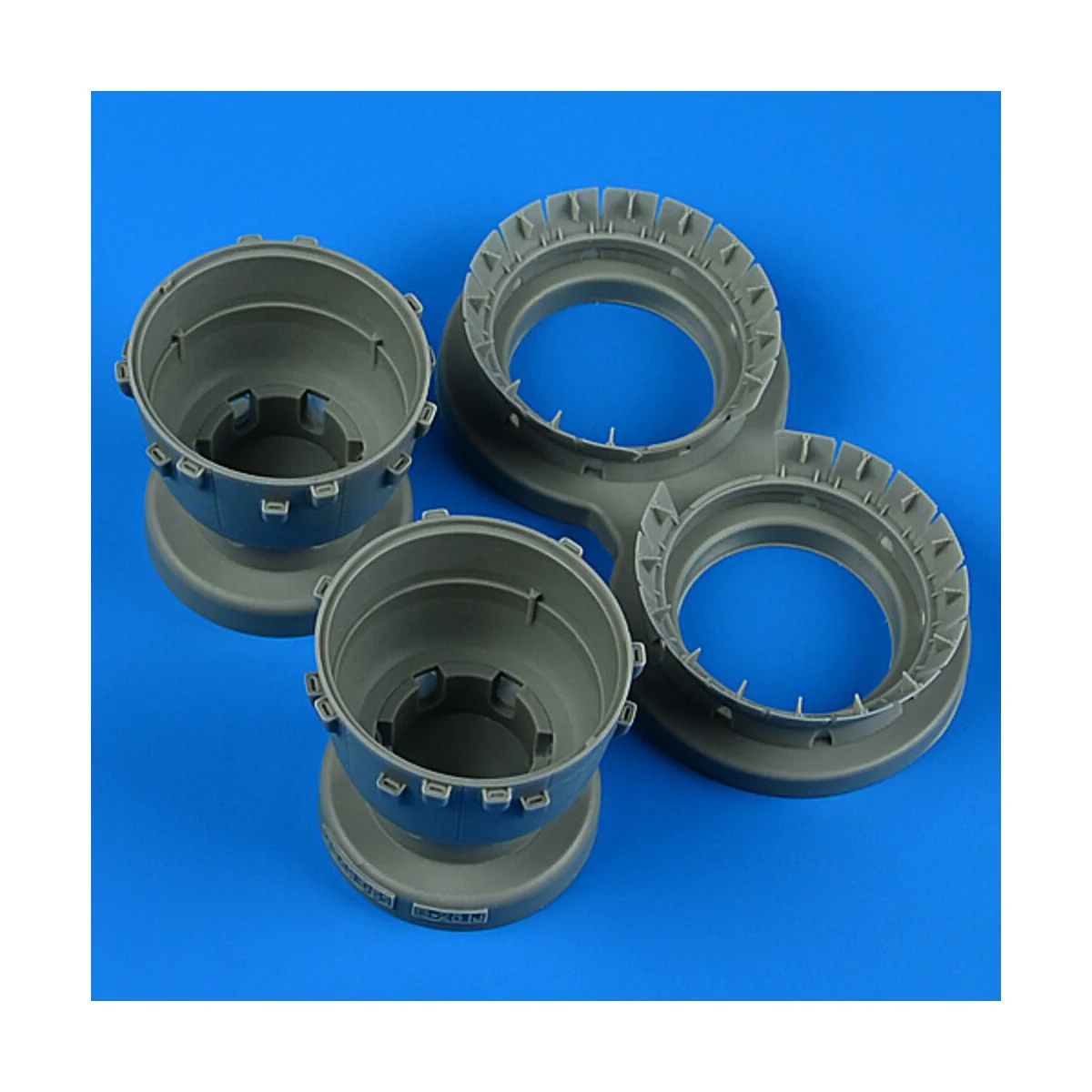 B-25J Mitchell cowlings and cooling flaps (opened) for HK Model, 1/...