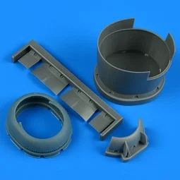 F6F-5 Hellcat cowling and cooling flaps (opened) for Hobby Boss, 1/...