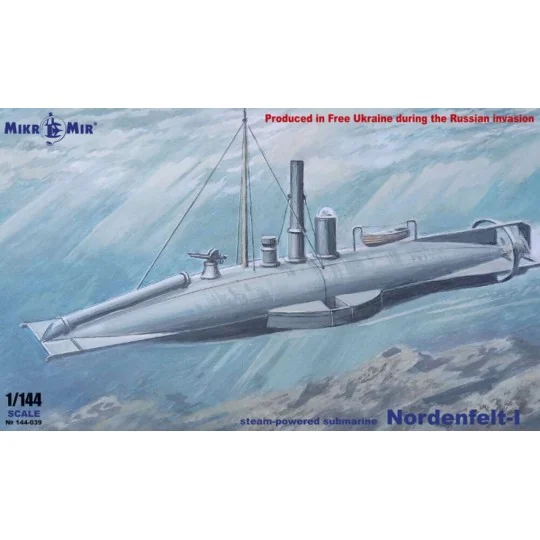 Nordenfeld I steam-powered submarine, 1/144 - Micro Mir AMP MM144-039