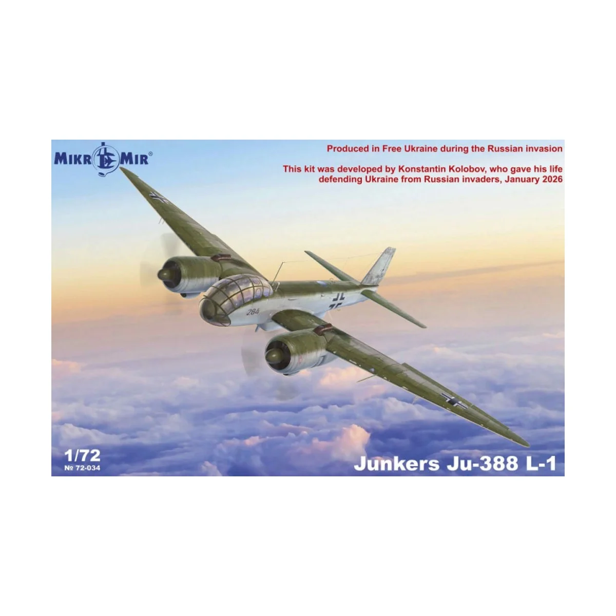Junkers Ju-388L-1 reconnaissance aircraft, 1/72 - Micro Mir AMP MM7...