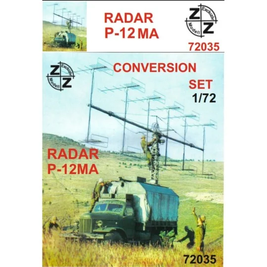 P-12MA radar (conversion set for ICM72541 kit), 1/72 - ZZ Modell ZZ...