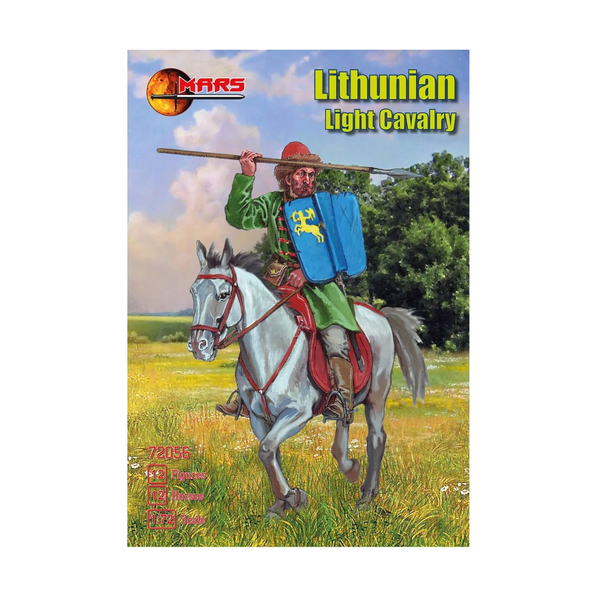 Lithunian light cavalary, 1 half of XV ce, 1/72 - Mars Figures MS72056