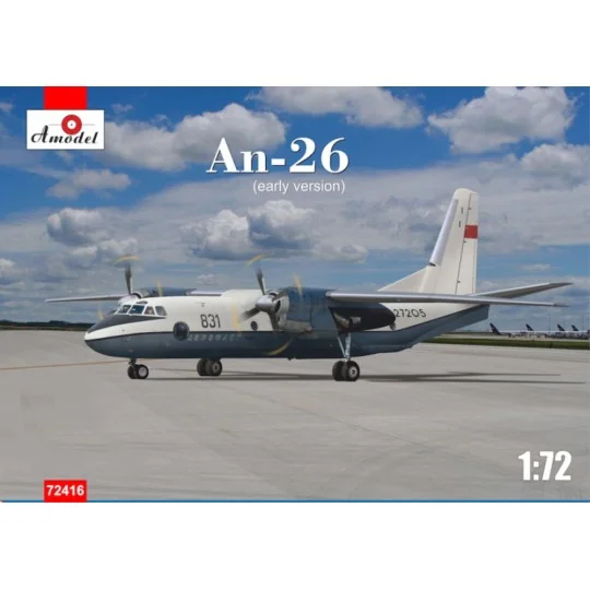 Antonov An-26, early version. Kit 2, 1/72 - Amodel AMO72416
