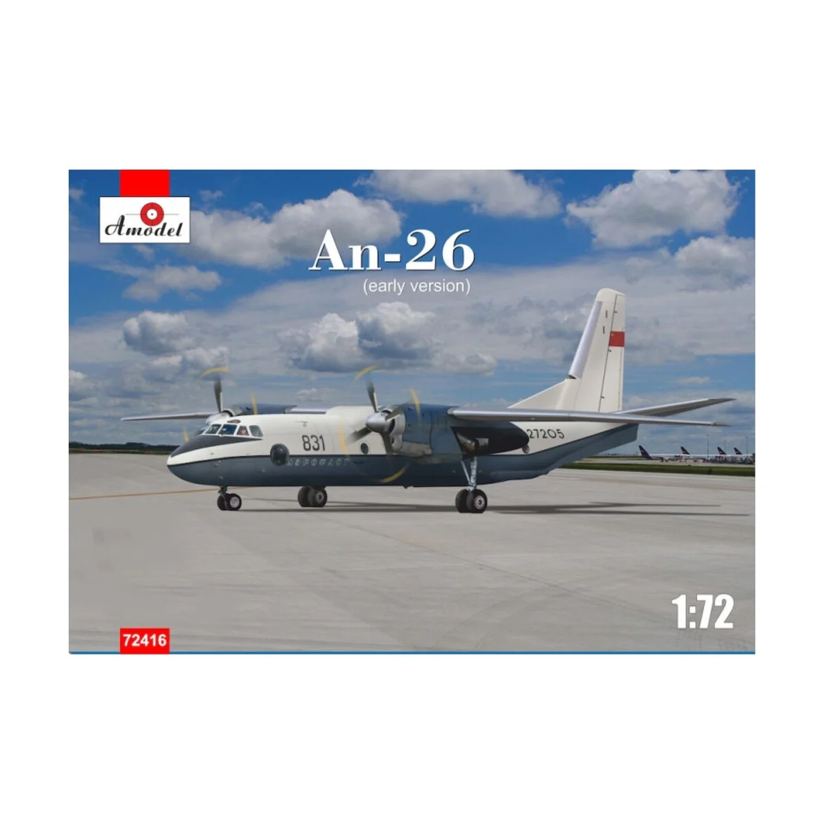 Antonov An-26, early version. Kit 2, 1/72 - Amodel AMO72416