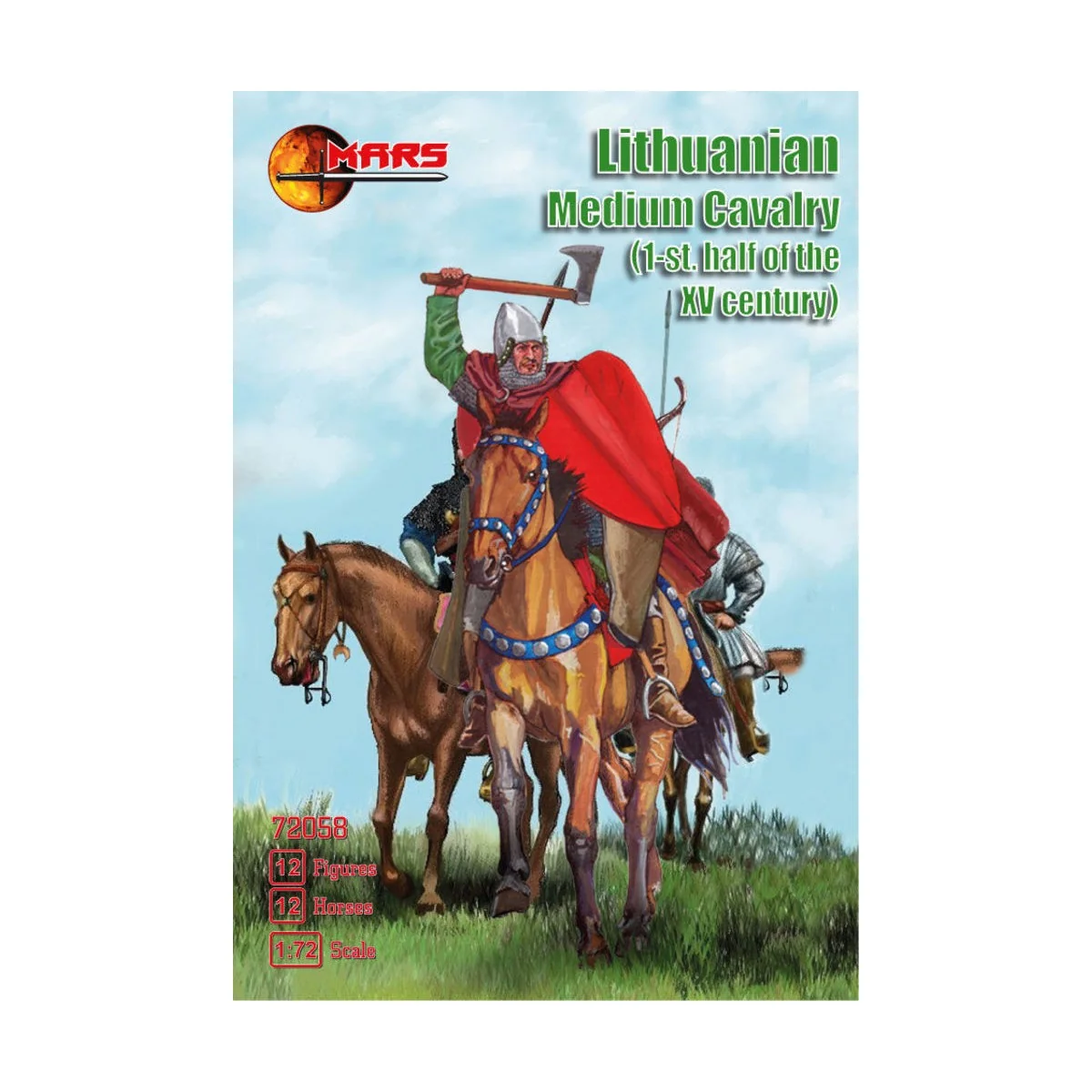 Lithuanian medium cavalry, 1st half XV c, 1/72 - Mars Figures MS72058