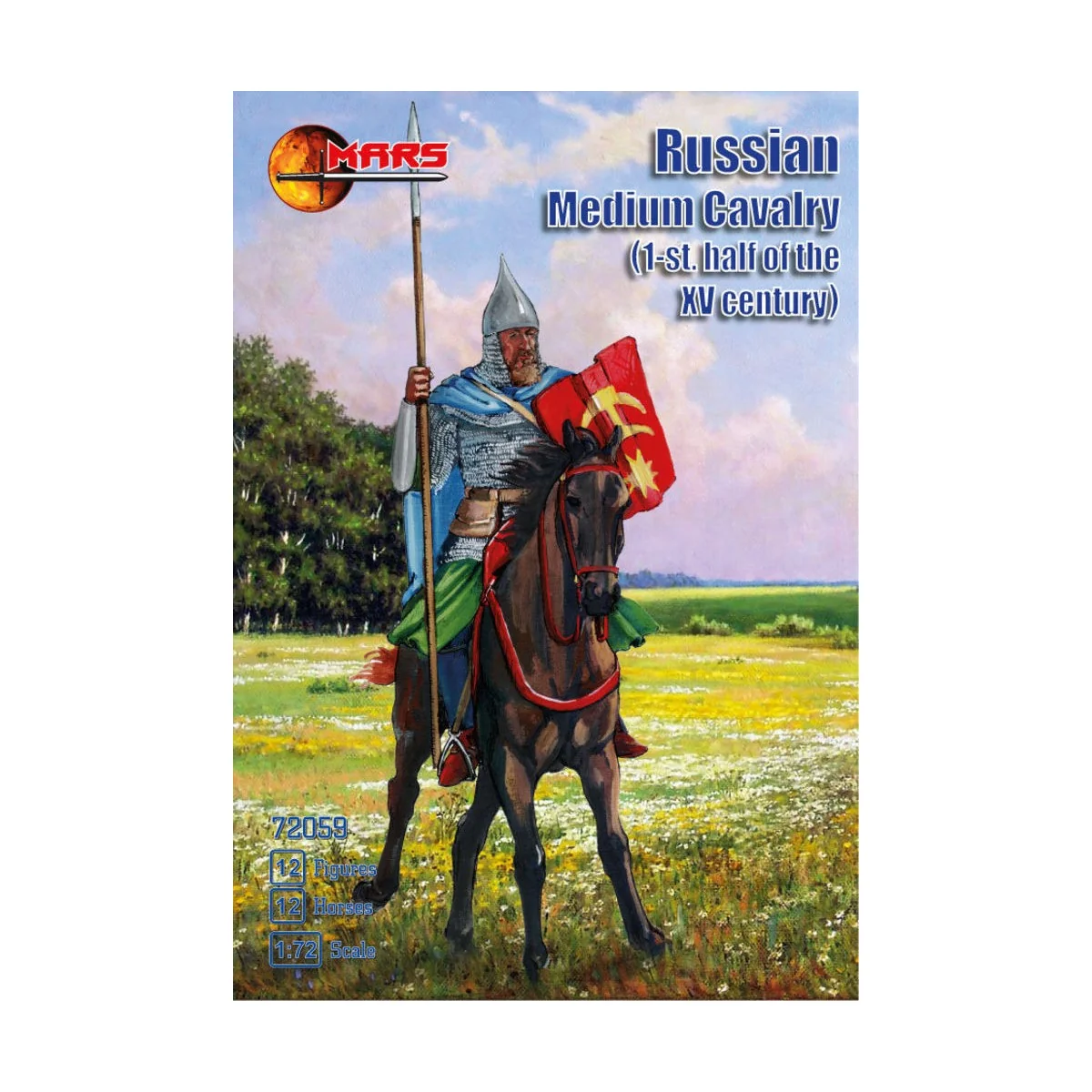 Russian medium cavalry, 1st half of XV c., 1/72 - Mars Figures MS72059