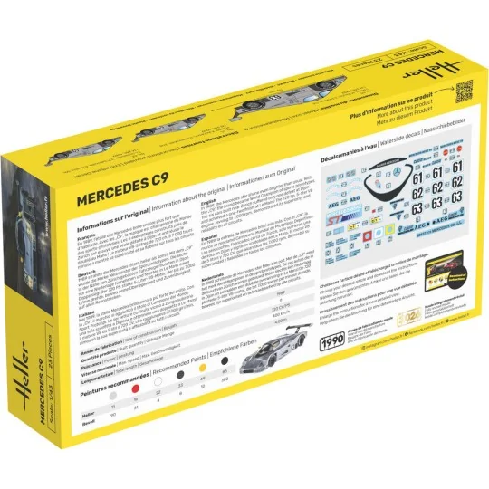 Mercedes C9, 1/43 - Heller 80107