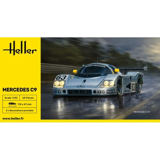 Mercedes C9, 1/43 - Heller 80107