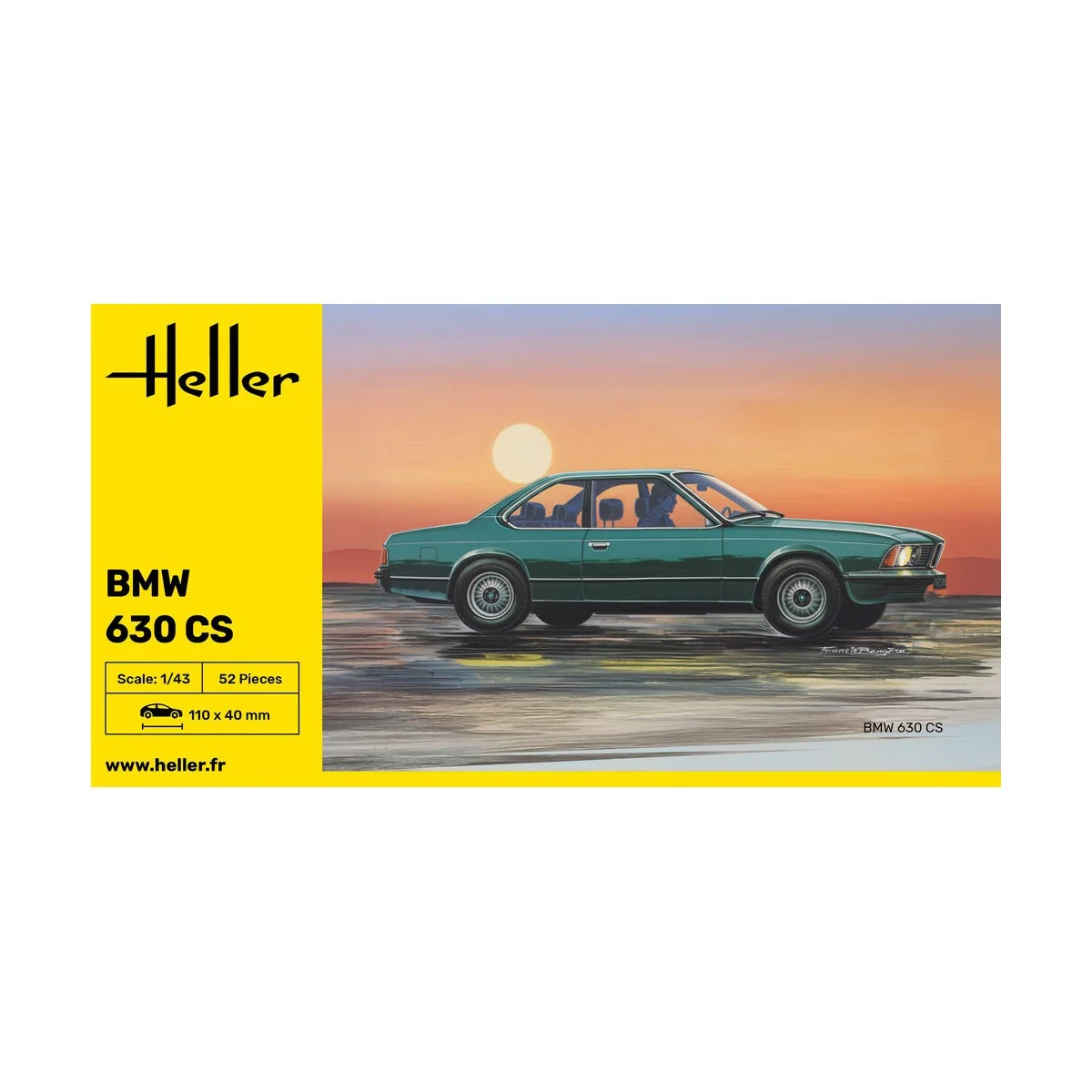 BMW 630 CS, 1/43 - Heller 80166