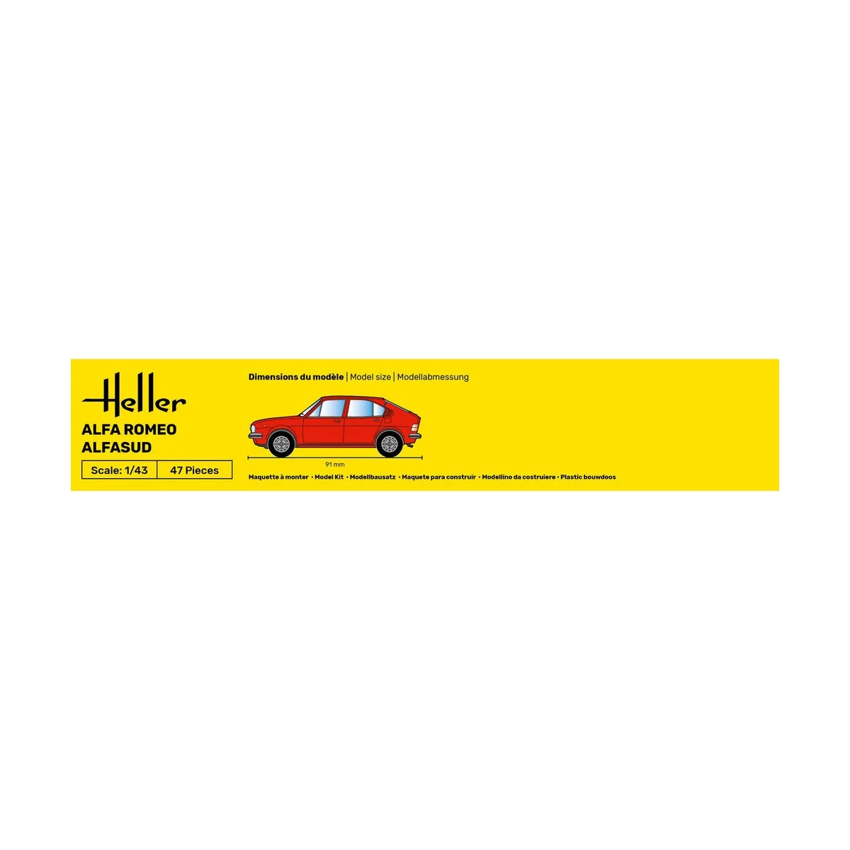 Alfa Romeo Alfasud, 1/43 - Heller 80182