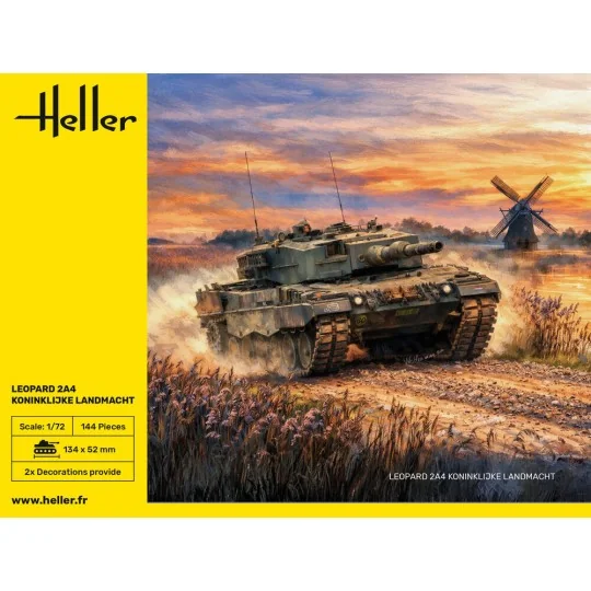 Leopard 2A4 - Koninklijke Landmacht, 1/72 - Heller 30801