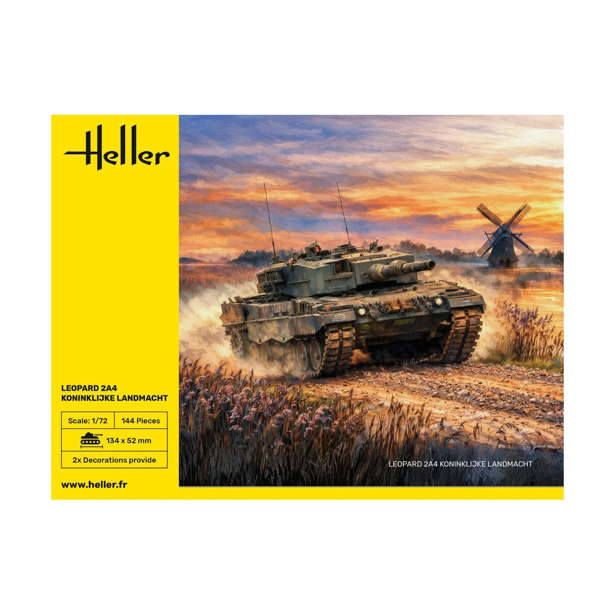 Leopard 2A4 - Koninklijke Landmacht, 1/72 - Heller 30801