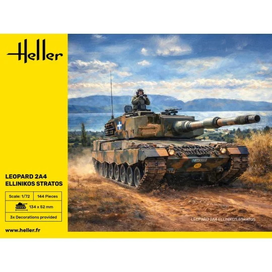 Leopard 2A4 - Ellinikos Stratos, 1/72 - Heller 30802