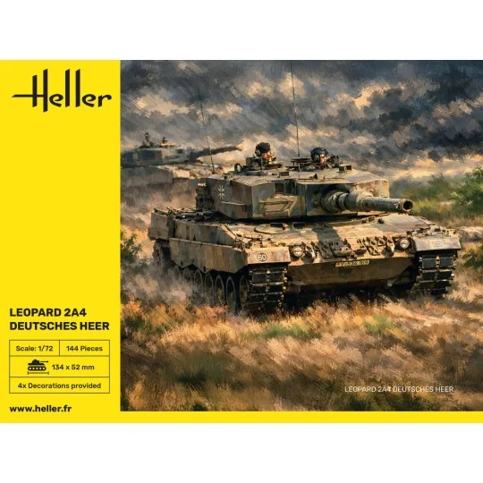 Leopard 2A4 - Deutsches Heer, 1/72 - Heller 30800