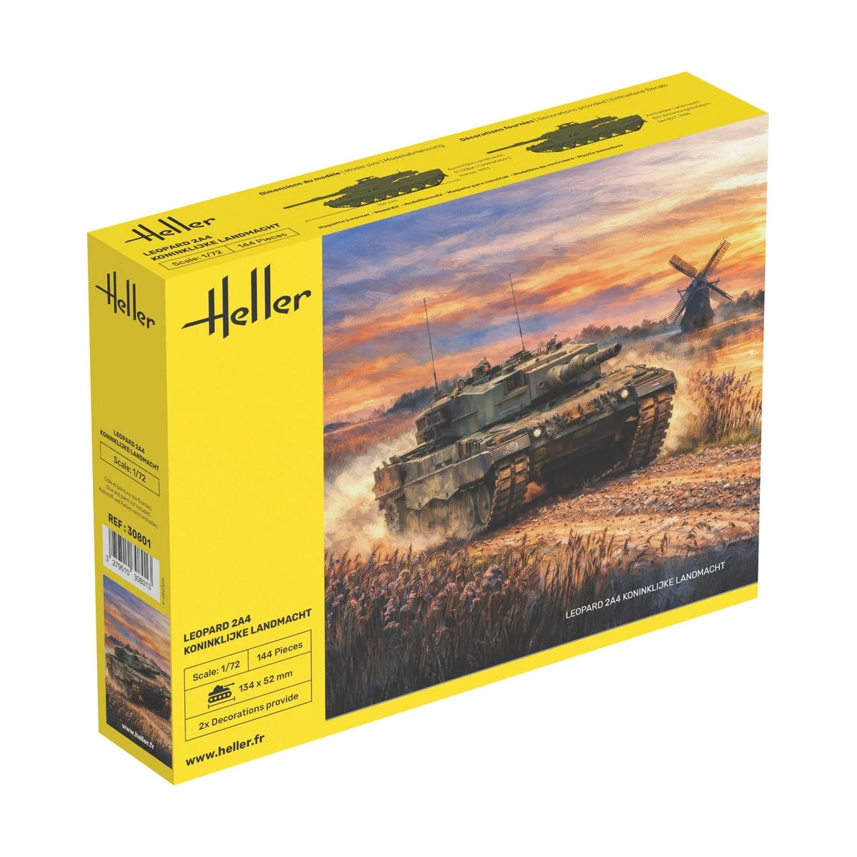 Leopard 2A4 - Koninklijke Landmacht, 1/72 - Heller 30801