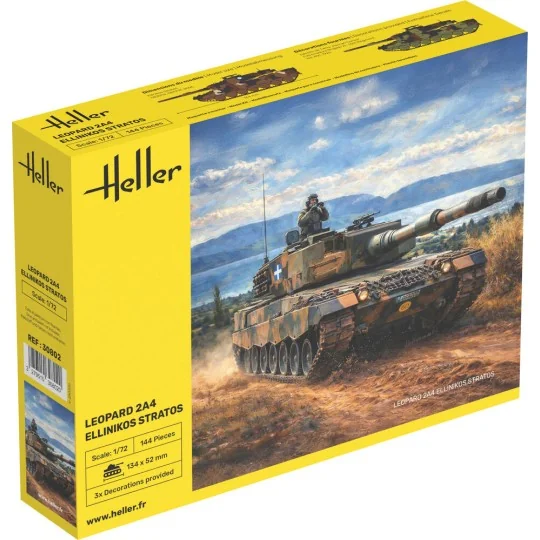 Leopard 2A4 - Ellinikos Stratos, 1/72 - Heller 30802