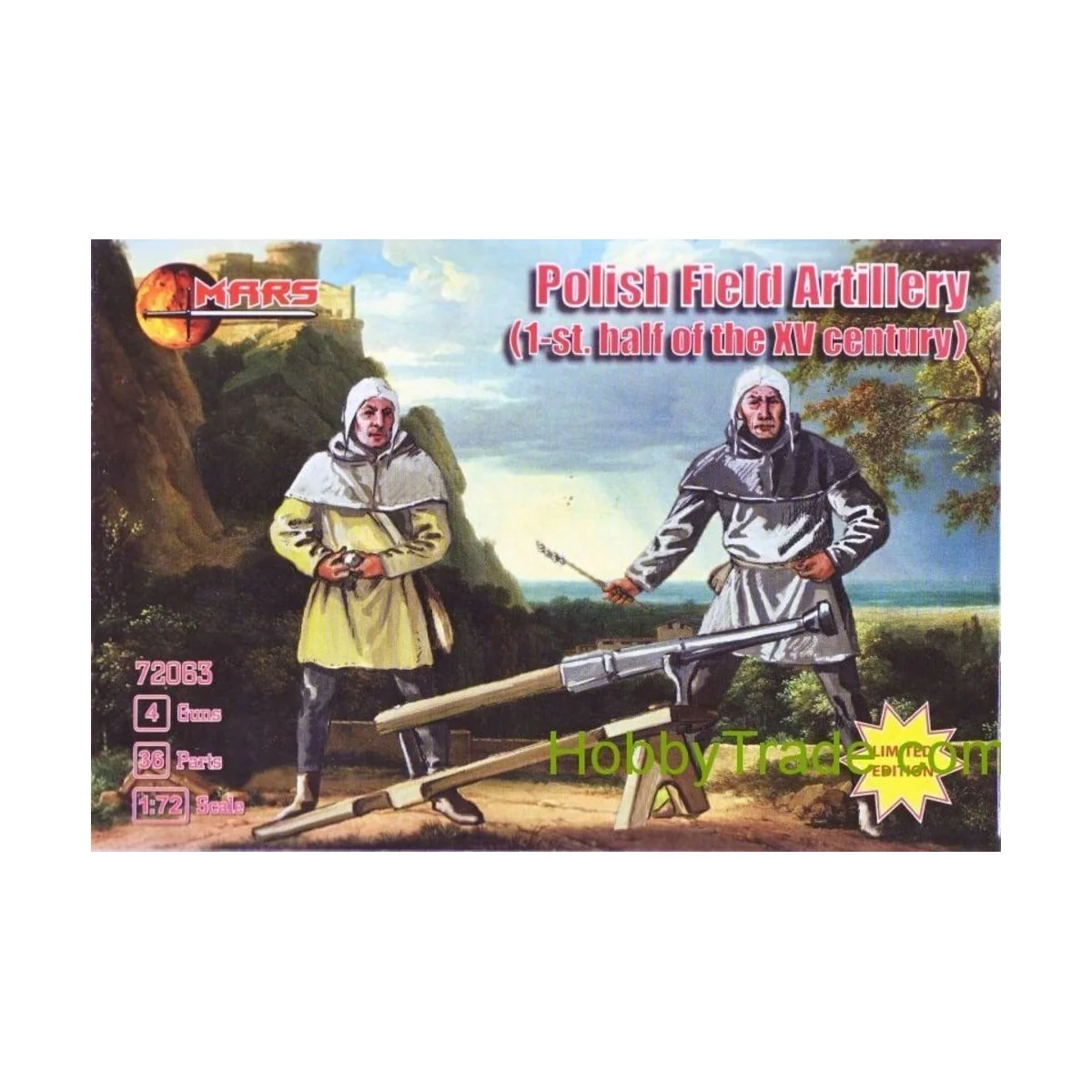 Polish field artillery, 1st half XV cent - Mars Figures MS72063