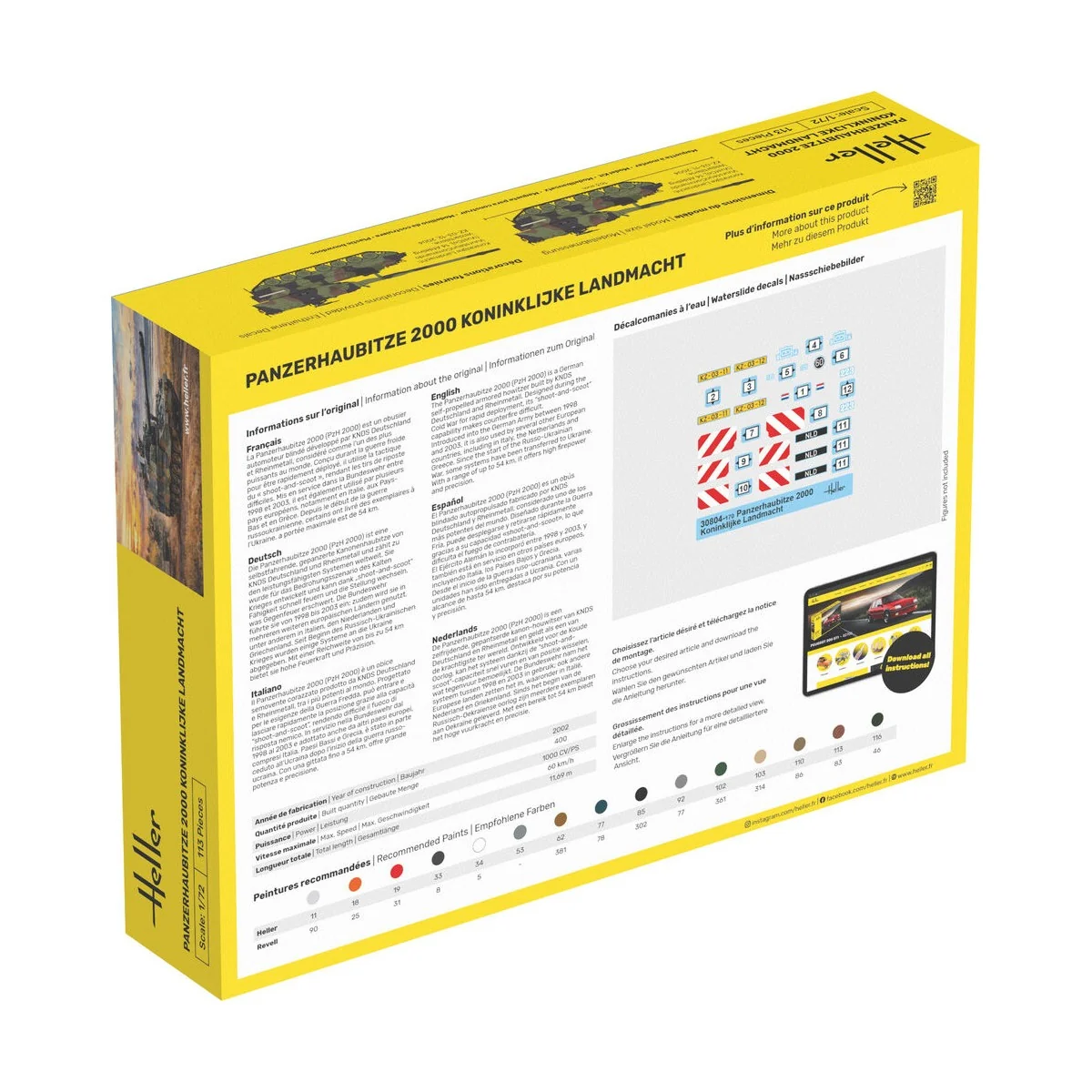 Panzerhaubitze 2000 (PzH 2000) - Koninklijke Landmacht, 1/72 - Hell...