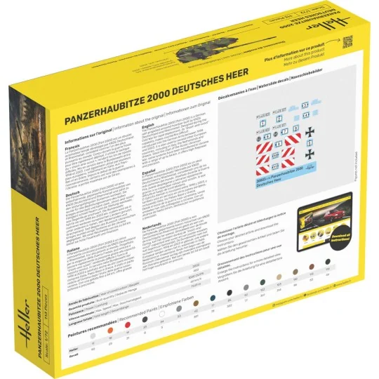 Panzerhaubitze 2000 (PzH 2000) - Deutsches Heer, 1/72 - Heller 30803