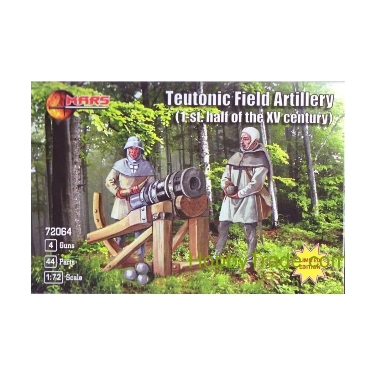 Teutonic field artillery,1st half XV cen - Mars Figures MS72064