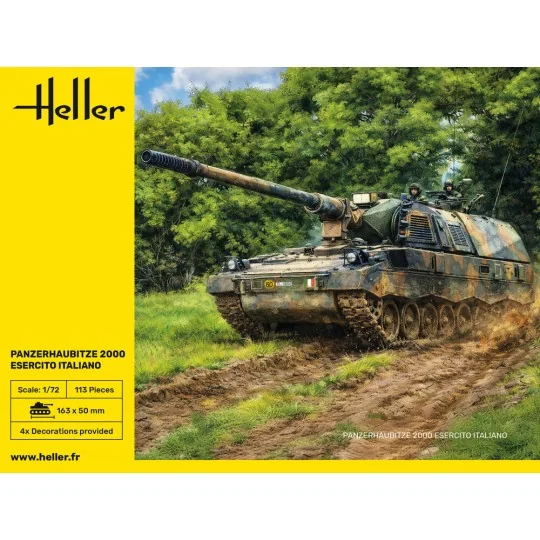 Panzerhaubitze 2000 (PzH 2000) - Esercito Italiano, 1/72 - Heller 3...