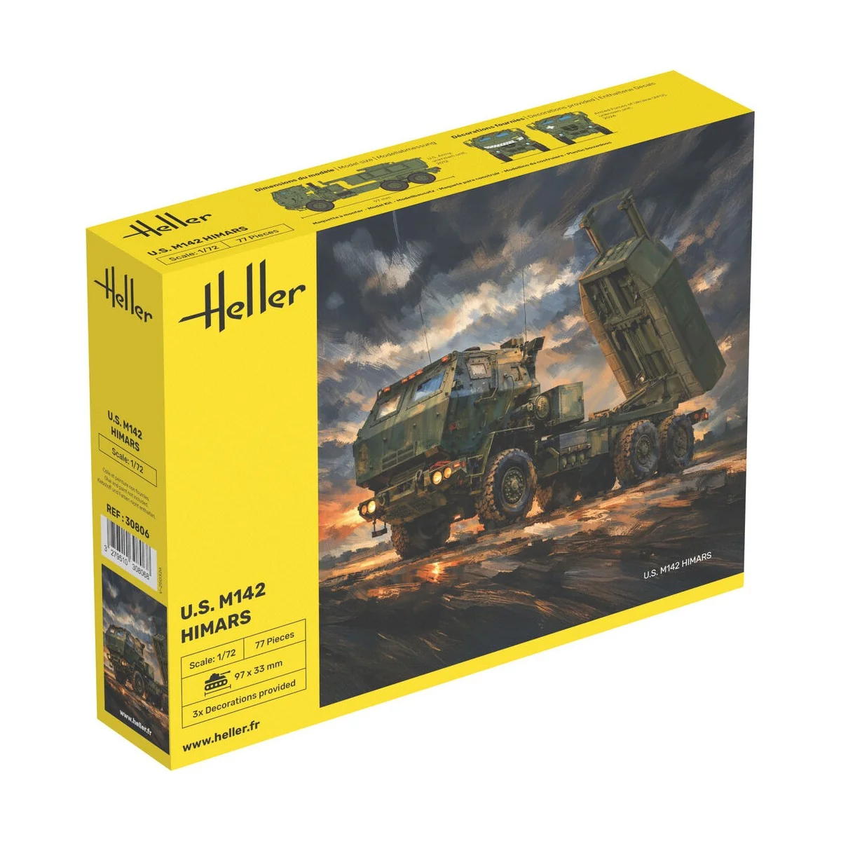 U.S. M142 HIMARS (High Mobility Artillery Rocket System), 1/72 - He...