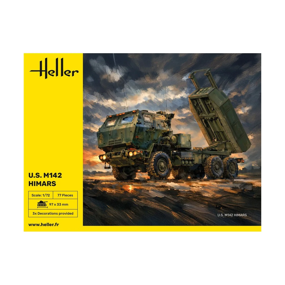 U.S. M142 HIMARS (High Mobility Artillery Rocket System), 1/72 - He...