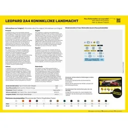 STARTER KIT Leopard 2A4 - Koninklijke Landmacht, 1/72 - Heller 35801